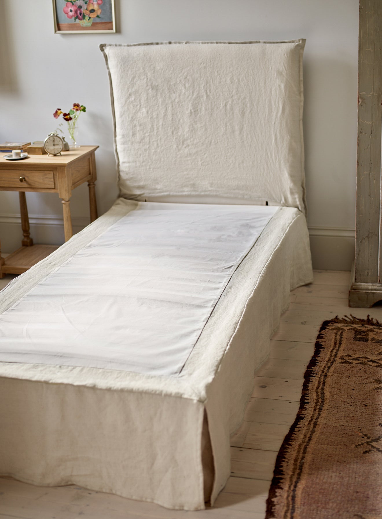 Sommier Mila, Plâtre Rose Lin
