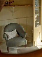 Fauteuil Clandon, lin rouille