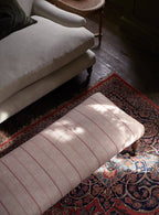 Repose-pieds Edmund, grand, coton sauge doux