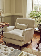 Fauteuil Abington, coton doux sauge