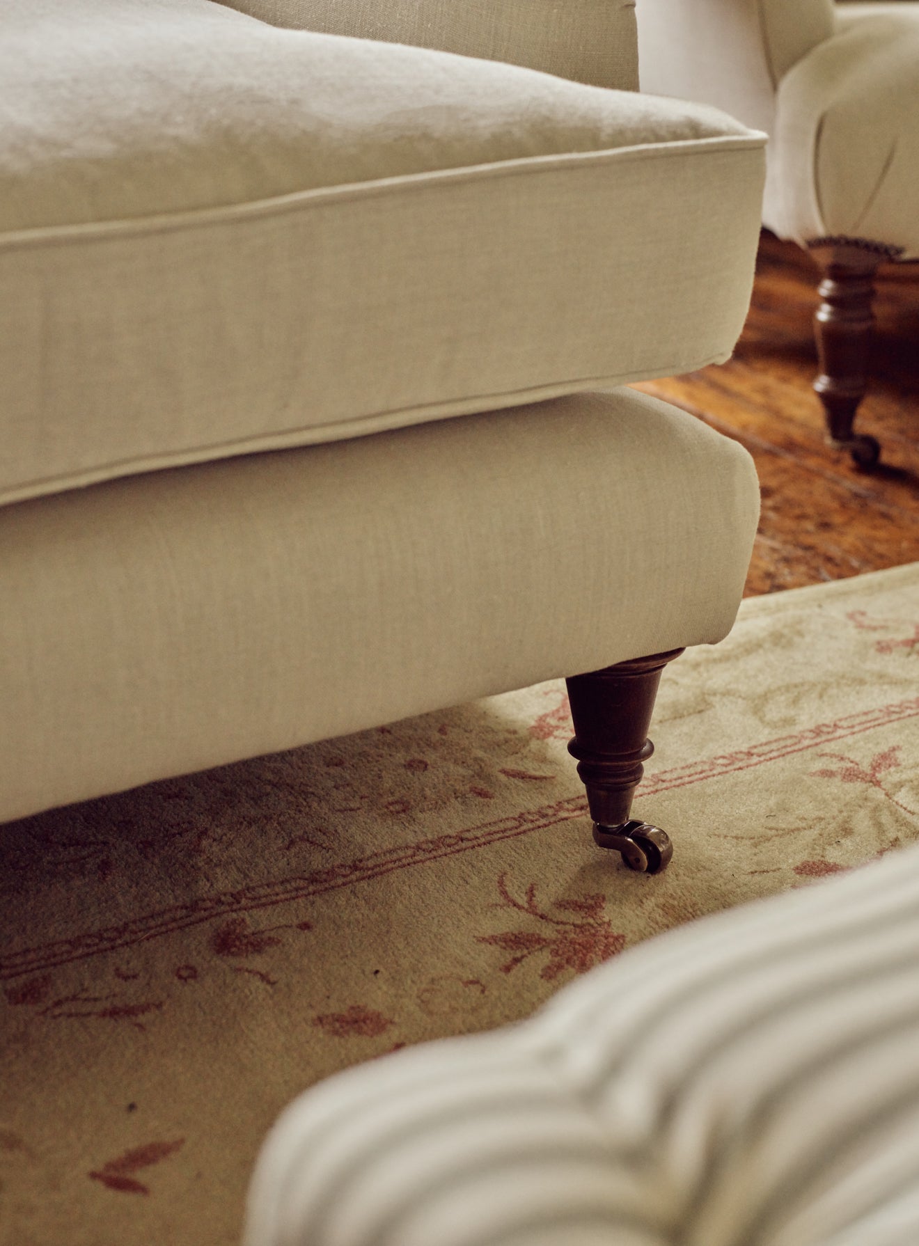 Fauteuil Abington, coton paille