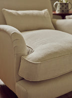 Fauteuil Abington, coton doux sauge