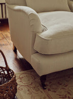 Fauteuil Abington, coton doux sauge