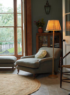 Fauteuil Remy, rayure ocre Heritage