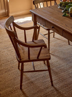 Chaise Turner en chêne sculpté
