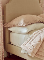 Lit Sloane, motif taupe à rayures Heritage