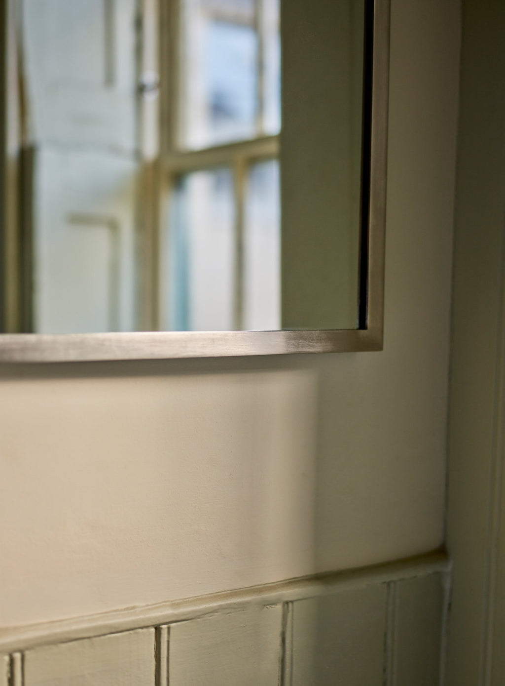 Miroir rectangulaire Aster, nickel mat