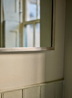 Miroir rectangulaire Aster, nickel mat
