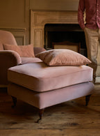 Repose-pieds Abington, paille et coton