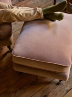 Repose-pieds Abington, laine naturelle