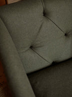 Fauteuil Elbert, lin gris plomb