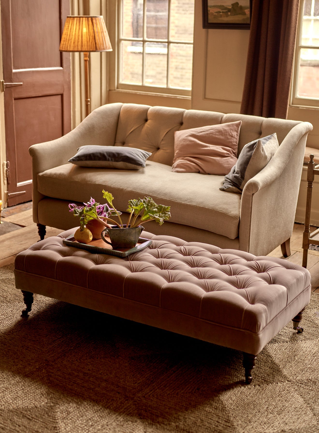 Canapé Elbert, Heritage Ochre Stripe