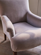 Fauteuil Finley, velours Clover