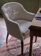 Chaise de bibliothèque Bennett, coton parchemin