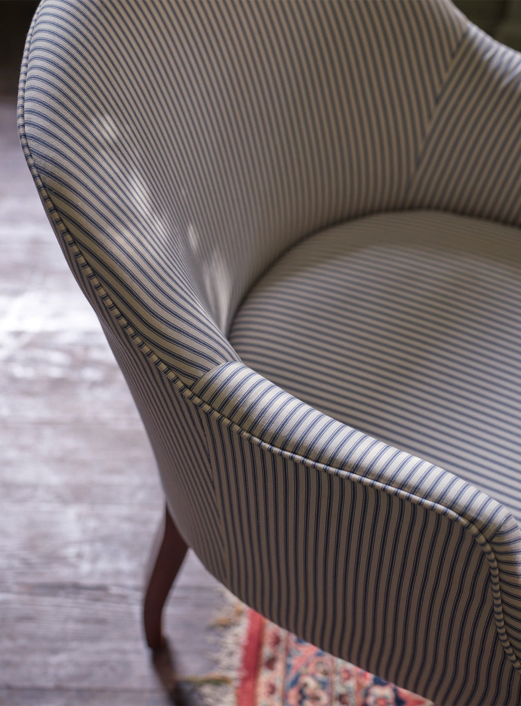 Chaise de bibliothèque Bennett, en coton paille