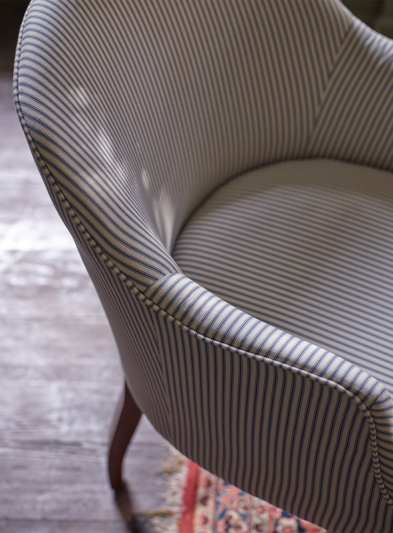 Chaise de bibliothèque Bennett, en coton paille