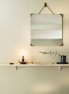 Miroir de salle de bain Bilton, laiton antique