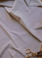 Housse de canapé-lit Warren Loose Cover, rayures noires