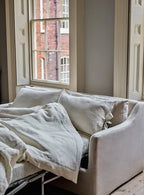 Housse de canapé-lit Warren Loose Cover, rayures sauge