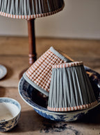 Abat-jour en coton Bonnie, petit, bleu doux