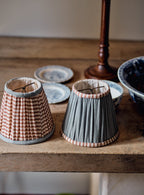 Abat-jour en coton Bonnie, petit, bleu doux